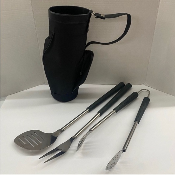 Golf Clubs and Bag Themed Grilling Set - Picture 1 of 6